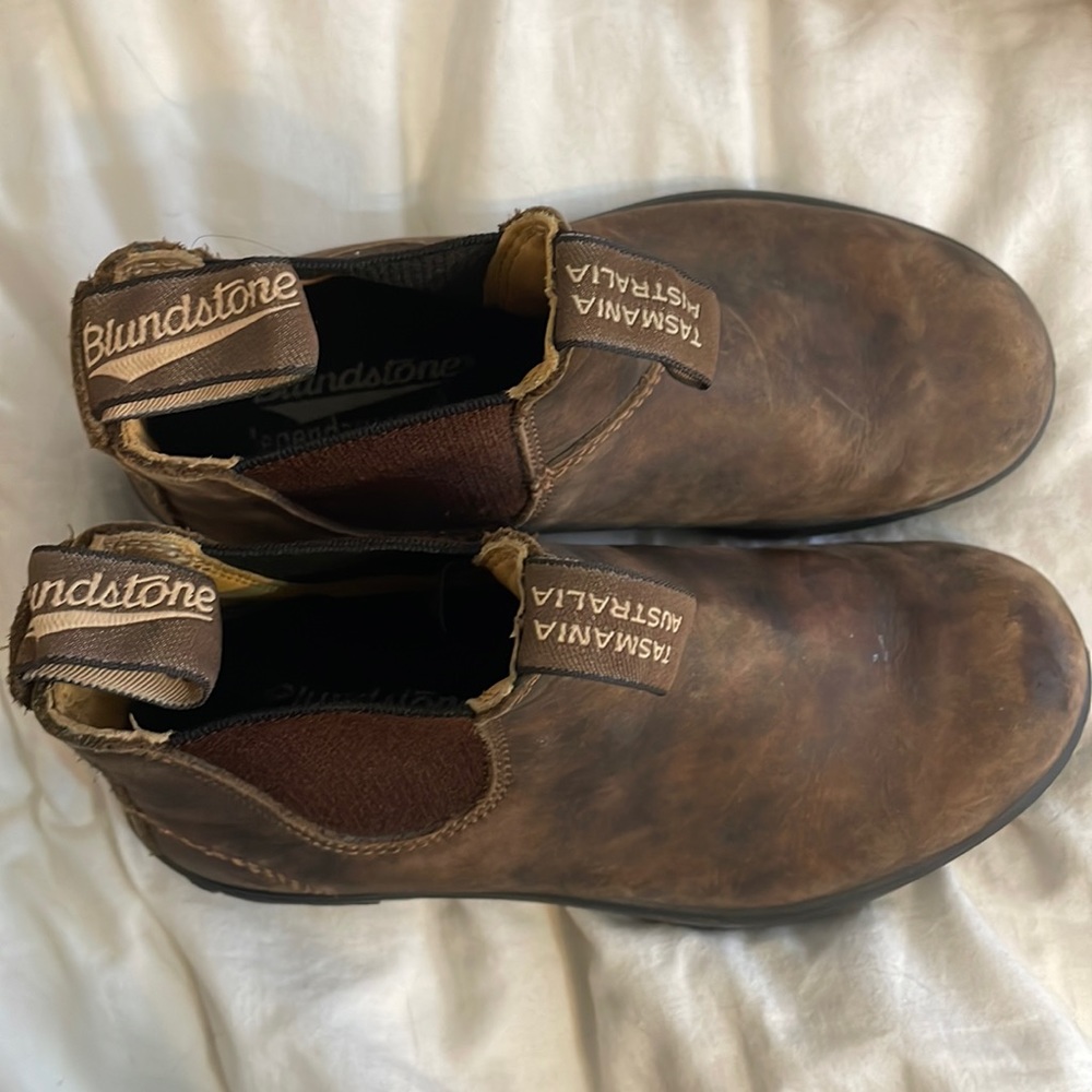 Blundstone Chelsea Boots Rustic Brown Size 6.5